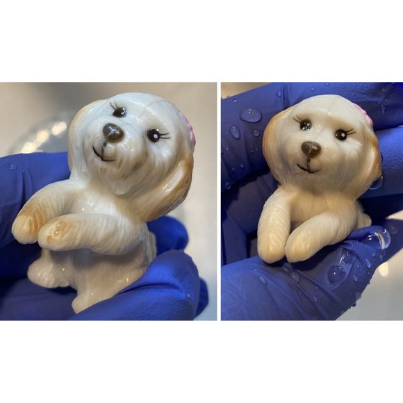 Barbie Clean-Up Pup Playset Tika Pup Magnetic Taffy Dog Tub N4890 99.9% Complete - Picture 6 of 16